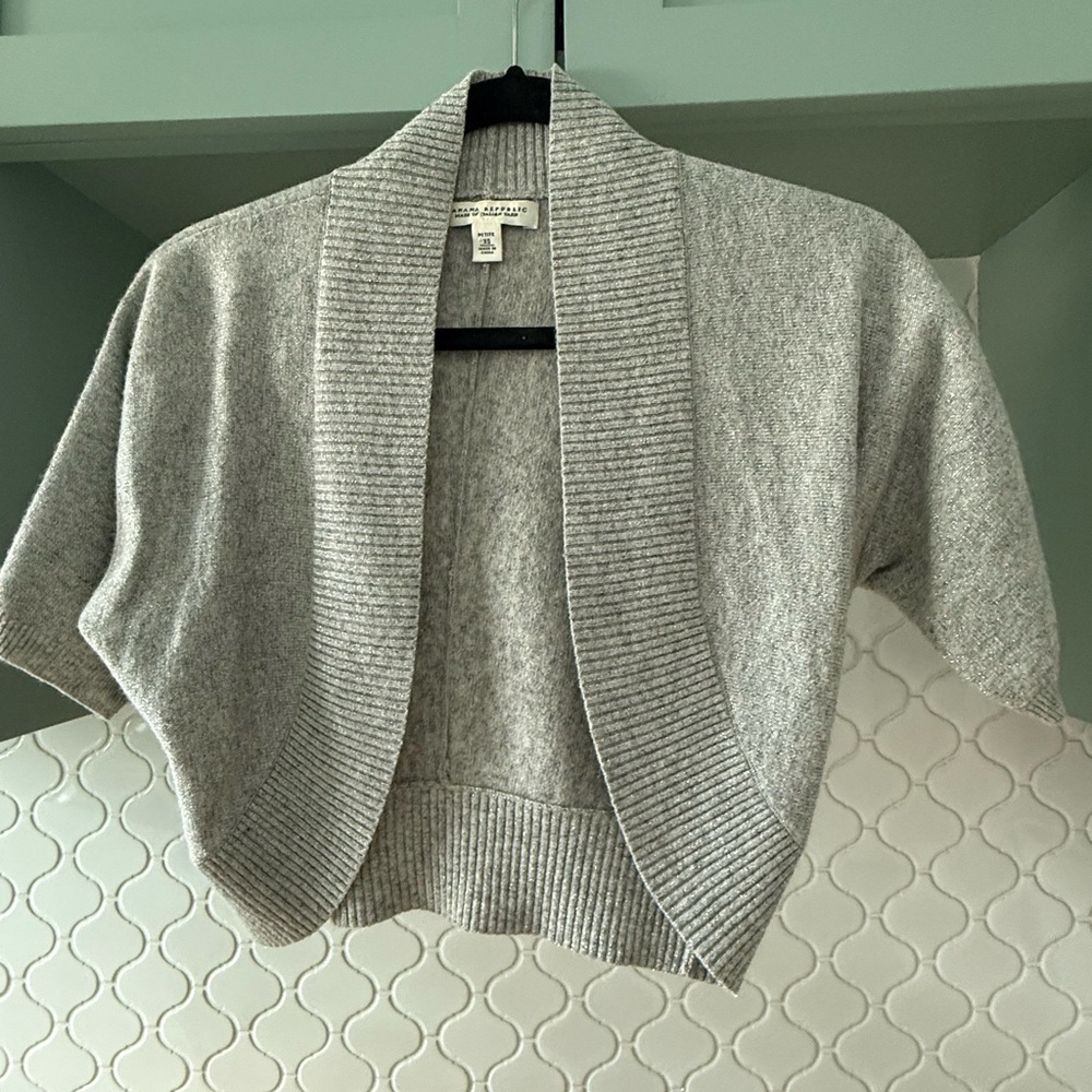 Banana Republic Light Gray Shrug